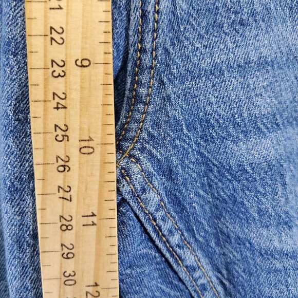 Old Navy Jeans Mens 34x30 Blue Relaxed Slim Taper Built-In Flex Denim - Picture 5 of 11